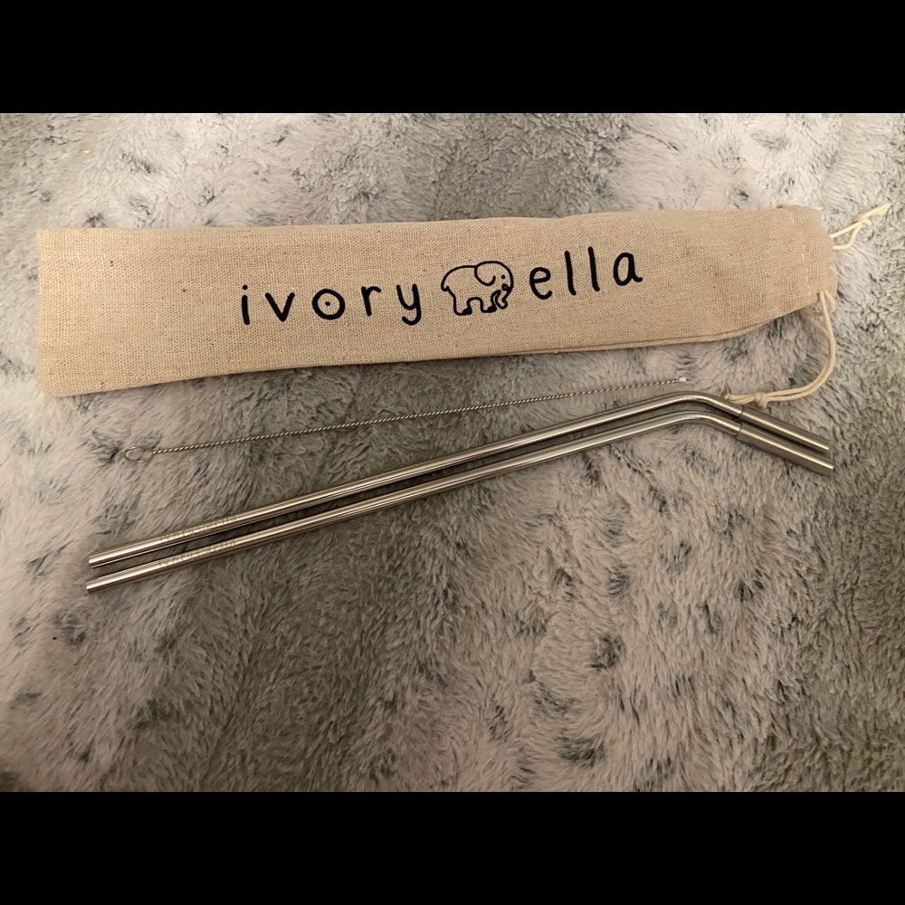 Ivory Ella Metal Straws